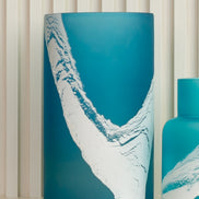 GLACIER GLASS VASE - TALL