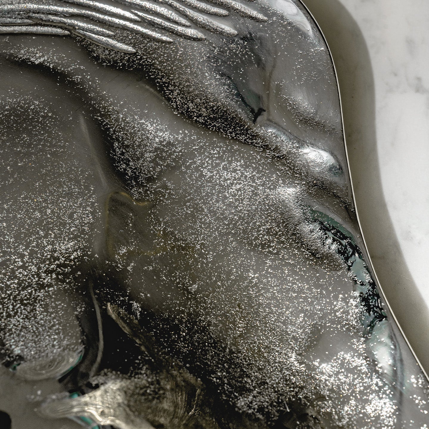 SEASHELL METAL PLATTER