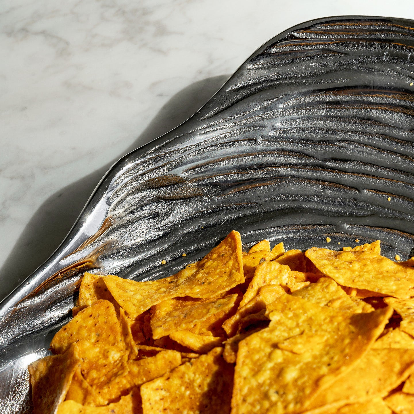 SEASHELL METAL PLATTER