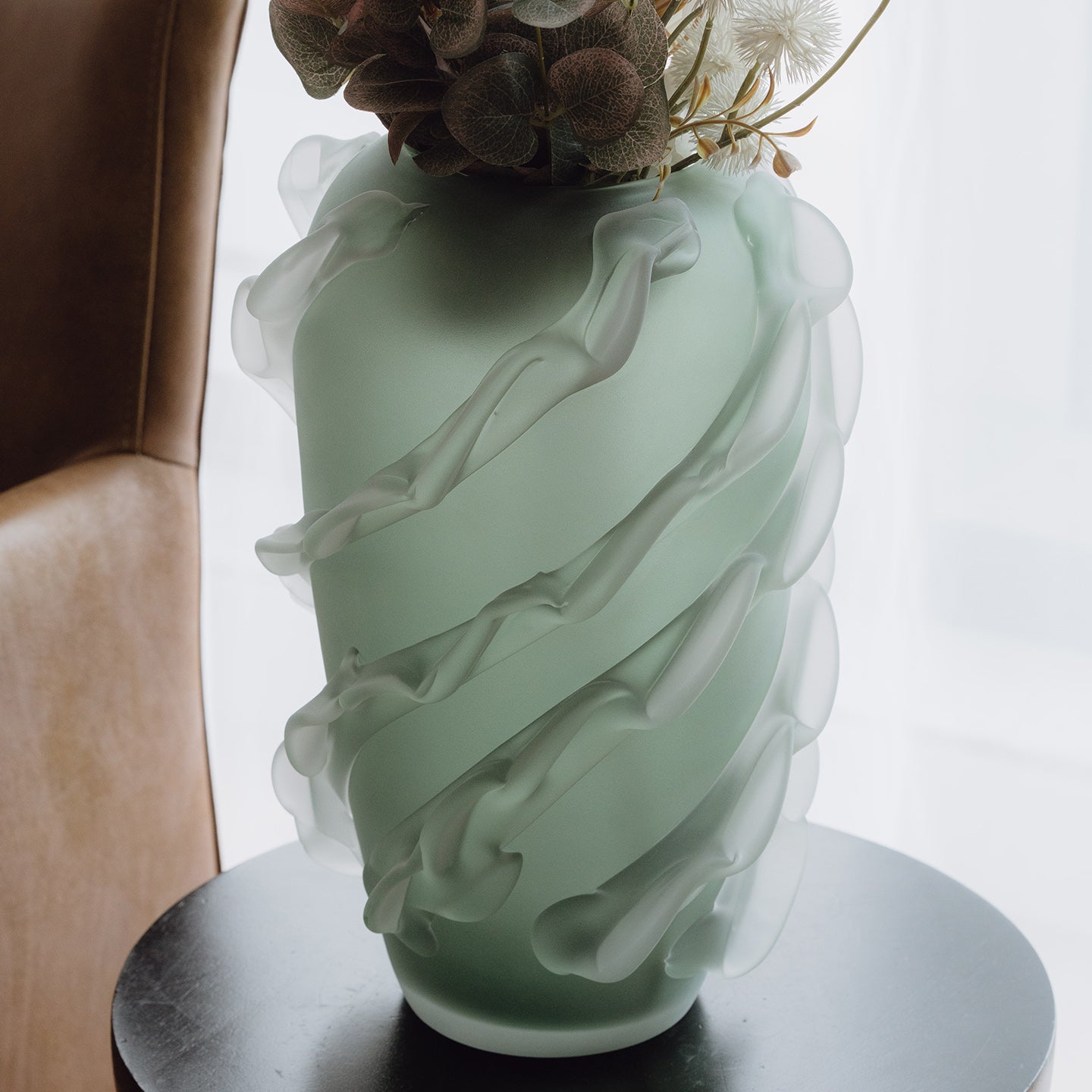 VERDE GLASS VASE