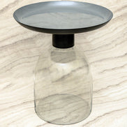 LUXE GLASS TABLE - TALL