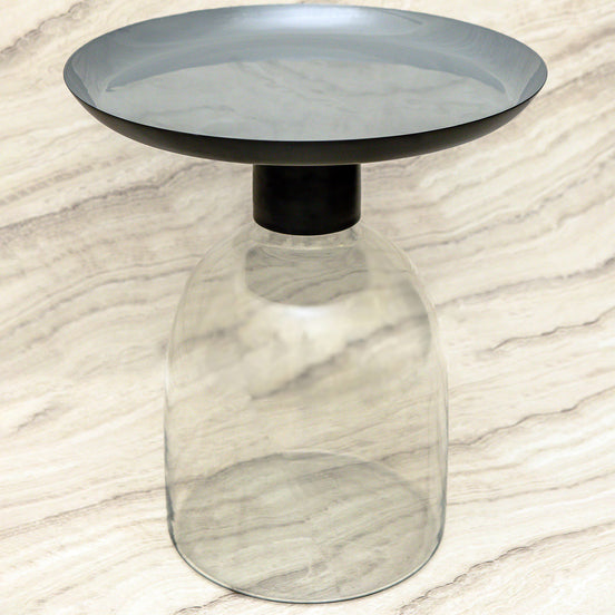 LUXE GLASS TABLE - TALL
