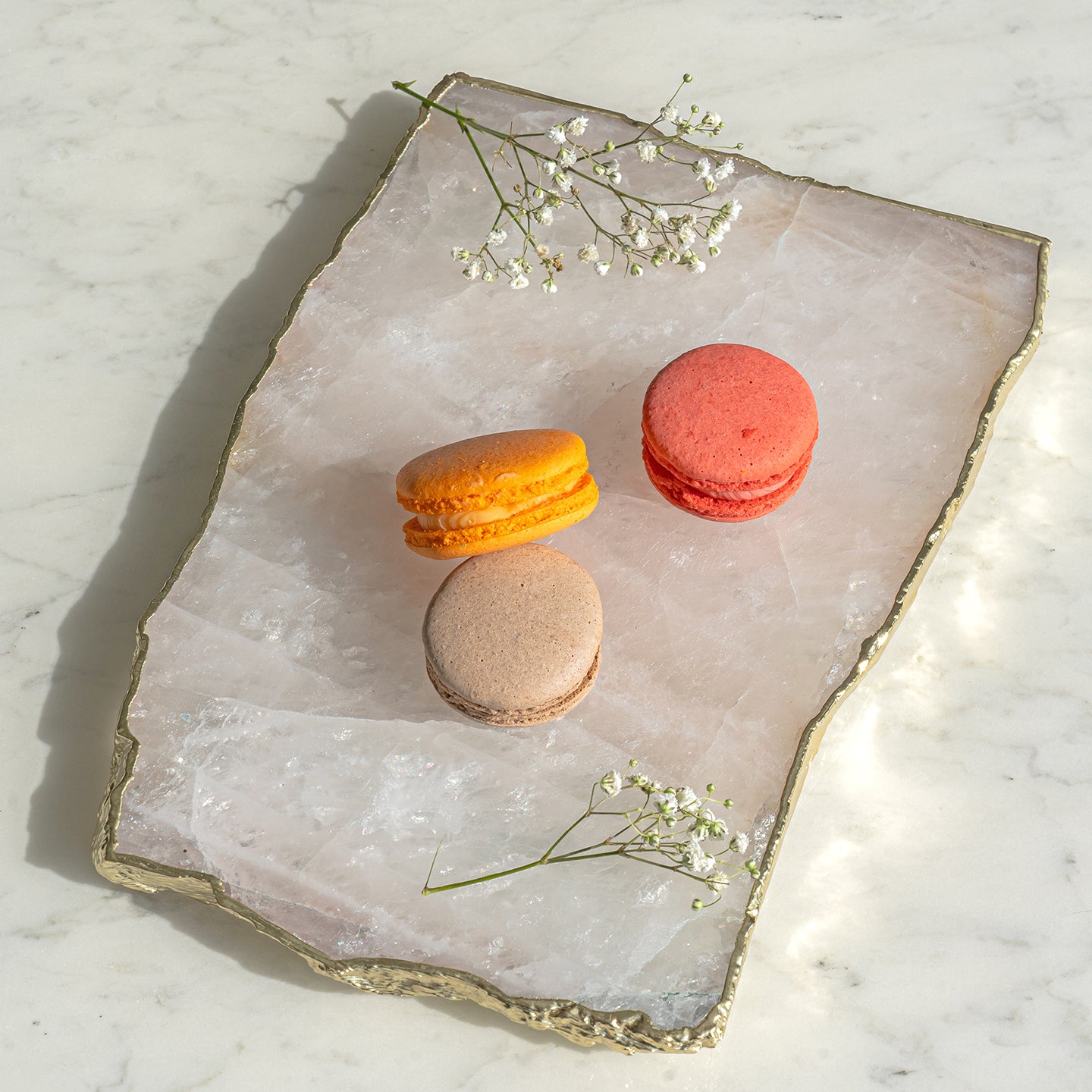 KRISTAL AGATE PLATTER - ROSE